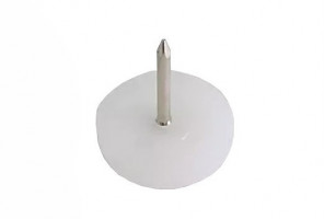 Подпятник с гвоздиком Белый   LNW-15