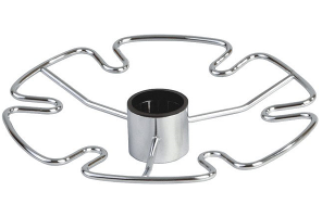 Полка для фужеров II 312 мм для трубы D50 мм, хром   AX016-27(5)-2.CP