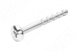 Винт с полукруглой головкой под крест, M4 X 45, универсальный, никель   ZZ150 М4х45 IB