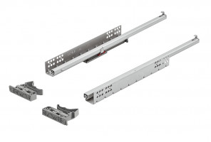 Направляющие скрытого монтажа, частич. выдв. 450мм с доводчиком   433.06.487/433.07.245