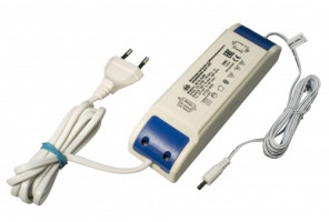 Блок пит. стаб. напр. для LED LANIA, 36Вт, 220VAC/12VDC, белый, пров. 5м/1,8м с конн. 06.112.13.036