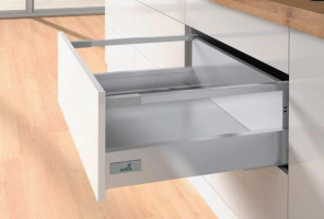 9228913 КОМПЛЕКТ КОРОБА INNOTECH ATIRA ПОЛН. ВЫДВ. С SILENT SYSTEM, H176, NL470, РЕЛИНГИ, СЕРЫЙ