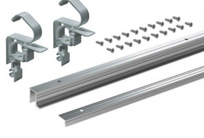 9239310 КОМПЛЕКТ ПРОФИЛЕЙ WINGLINE L,L2400,С ПЕРФОРАЦИЕЙ,АЛЮМИНИЙ,АНОДИРОВАННЫЙ