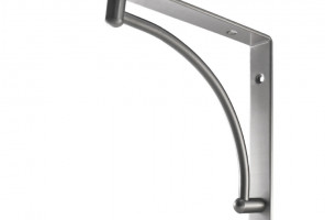 Полкодержатель, инокс, сталь, вогнутый SETE SH-019-06