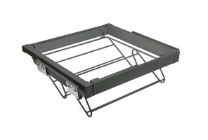 Полка для обуви с доводчиком, полного выдв., графит   WG-POBUW80-60