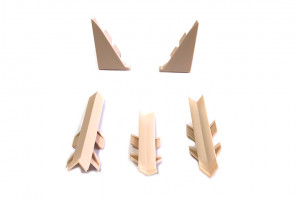 REHAU Перфетто-лайн - комплект заглушек бежевый