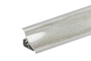Thermoplast 120 - Плинтус - 59      Травертин серый  18*18*3000 (MRK 120-1260)