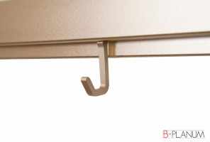 Крючок для рейлинга B-PLANUM, Шампань, SRH121/CHMP   БОЯРД