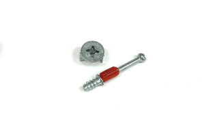 Эксцентриковая стяжка B-FIX 51 + дюбель, ST01/51/6/RdZn/01  БОЯРД