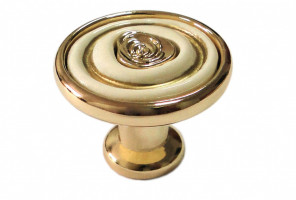 RC108GP.4/W Золото полированное/Кремовый Ручка MARTA