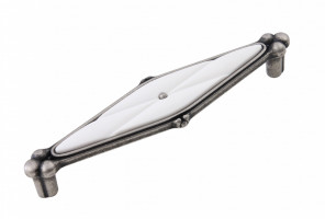 RS118BAZ.4/128/W Черненый старинный цинк/Белый DIVA