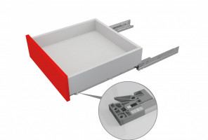 Направляющие СКРЫТОГО монтажа push-to-open DB8885Zn/450 полного выдв.