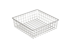 Корзина сетчатая 485х485х160мм  ХРОМ   (522)