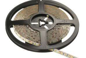 Лента светодиодная 120 диодов/м.п. 3528 теп. белый,12V,9.6W водонепроницаемая IP65 LD-3528-600-65CB