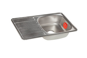 Мойка Premial PL 7642-E, (760x420х180мм, толщ.0,8мм) , Матовая