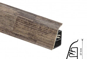 Thermoplast CEZAR BL44 - Плинтус - 905 (4,2)   Малави коричневый 37*24*4200 (BL44-139)