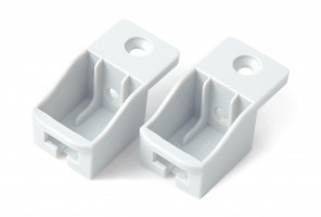 Держатель продольного рейлинга СТАРТ Белый SBH40/W