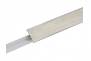 EGGER Плинтус F637 ST16 Хромикс белый 4100х25х25