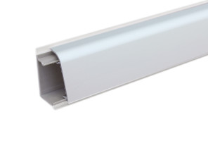 Плинтус алюминиевый Овальный гладкий РИО-С/гл, Серебро, 4м.