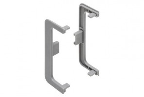 Заглушки для горизонт. профиля GOLA С серый/серый REHAU