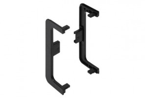 Заглушки для горизонт. профиля GOLA С черный/черный REHAU