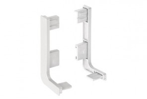 Заглушки для горизонт. профиля GOLA L белый/белый REHAU