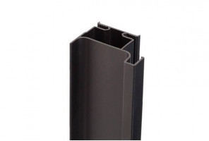 Профиль GOLA алюм. вертикальный L-образный, Черный 3000мм REHAU