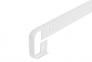 ПЛАНКА AL-38 R-9мм щелевая/стыковочная  БЕЛЫЙ