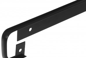 ПЛАНКА AL-38 R-9мм щелевая/стыковочная  ЧЕРНЫЙ