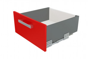 Ящик СТАРТ с ПРЯМЫМИ боковинами Серый SB20GR.1/400, выс. стенки 167мм