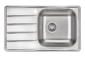 Мойка "Юкинокс" 780х480мм Правая Матовая Гранд GRM780.480 -GT6K 1R (с сифоном S701)