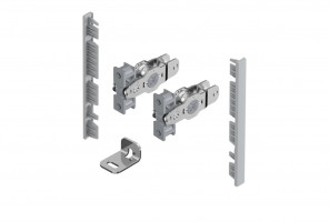 9257611 КОМПЛЕКТ СОЕДИНИТЕЛЕЙ ПЕРЕДНЕЙ ПАНЕЛИ ВНУТР. ЯЩИКА AVANTECH YOU,H101,СЕРЕБРИСТЫЙ