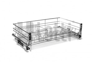 Cargo 800мм Посудосушитель с креп. к фасаду с доводчиком 778х450х225 хром, LS1/800CK/D (B)