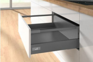 9245444 КОМПЛЕКТ КОРОБА INNOTECH ATIRA ПОЛН. ВЫДВ. С PUSH TO OPEN, H176, NL470, РЕЛИНГИ, АНТРАЦИТ