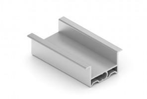 АРИСТО Профиль средний открытый NOVA, 5400, серебро   NB0485