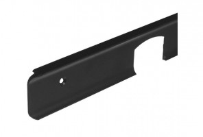 ПЛАНКА AL-38 R-3мм СОЕДИНИТ/УГЛОВАЯ УНИВЕРС.   (НОВИНКА) ЧЕРНЫЙ