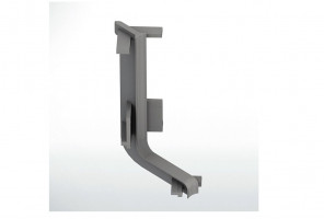 Угол для горизонт. профиля GOLA 90гр. L внутренний, Никель REHAU