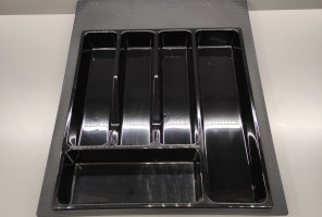 Вкладыш для столовых приборов в базу 450мм,  Volpato Черный