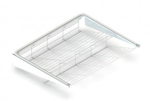 АРИСТО Обувница 2-ярусная выдвижная, серия 460, L=550, белый   WA0338