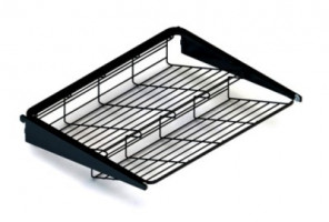 АРИСТО Обувница 2-ярусная выдвижная, серия 460, L=550, черный   WA0338