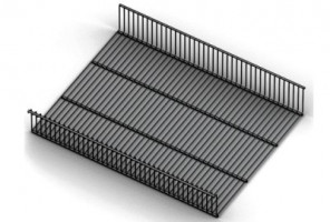 АРИСТО Полка-корзина проволочная, серия 460, L=550, черный   WA0335