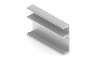 АРИСТО Профиль полки с подсветкой, 2700, серебро   DE0559
