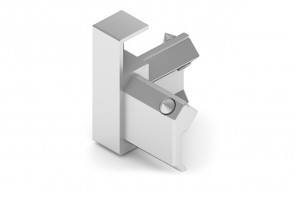 АРИСТО Уголки соед. полки с подсветкой, 4 шт, серебро   DE0253