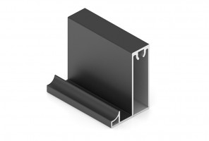 АРИСТО Профиль нижний SLIM, 5400, черный  AV0589