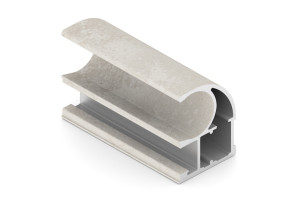 АРИСТО Профиль вертикальный C, 2700, жемчуг розовый   AS0010