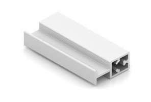 АРИСТО Профиль средний плоский SLIM, 5400, белый   AV0700