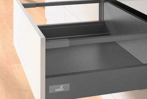 9234557 КОМПЛЕКТ КОРОБА INNOTECH ATIRA ПОЛН. ВЫДВ. С SILENT SYSTEM, H176, NL470, РЕЛИНГИ, АНТРАЦИТ