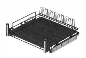 Cargo 600мм Посудосушитель Starax (560-580х520х185) антрацит   S-2031-A