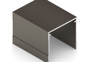 АРИСТО Направляющая одинарная верхняя, 5400, бронза   AS0107