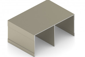 АРИСТО Направляющая двойная верхняя ЭКО, 5400, шампань   AE0492